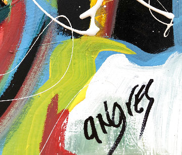 Untitled Abstract Painting 2020 48x48 Original Painting - Giora Angres Untitled Abstract Painting 2020 48x48 Original Painting - Giora Angres