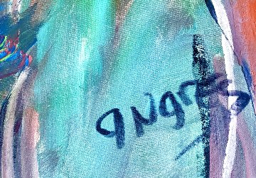 Untitled Painting 2020 40x30 Original Painting - Giora Angres Untitled Painting 2020 40x30 Original Painting - Giora Angres