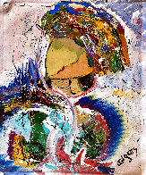 Marilyn 2020 30x25 Original Painting by Giora Angres - 1 Marilyn 2020 30x25 Original Painting by Giora Angres - 1