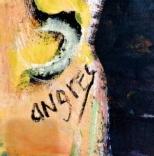 Untitled Painting 2018 48x36 Original Painting - Giora Angres Untitled Painting 2018 48x36 Original Painting - Giora Angres
