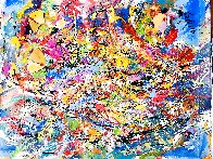 Scattered 2019 36x48 Huge  Original Painting by Giora Angres - 1