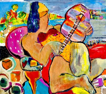 La Jolla 2018 34x39 Super Huge Original Painting - Giora Angres La Jolla 2018 34x39 Super Huge Original Painting - Giora Angres