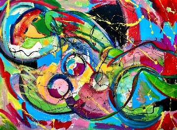 Sleeping Beauty 36x48 Super Huge Original Painting - Giora Angres Sleeping Beauty 36x48 Super Huge Original Painting - Giora Angres