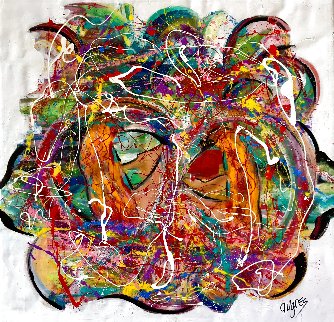 Forever More 2020 48x48 Original Painting - Giora Angres Forever More 2020 48x48 Original Painting - Giora Angres