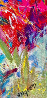 Tropical Breeze 2019 48x48 Huge Original Painting by Giora Angres - 4 Tropical Breeze 2019 48x48 Huge Original Painting by Giora Angres - 4