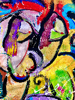 Cielo Azul 2018 46x56 Huge Original Painting by Giora Angres - 3 Cielo Azul 2018 46x56 Huge Original Painting by Giora Angres - 3