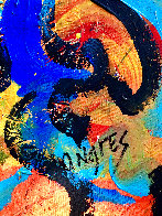 Cielo Azul 2018 46x56 Huge Original Painting by Giora Angres - 4 Cielo Azul 2018 46x56 Huge Original Painting by Giora Angres - 4