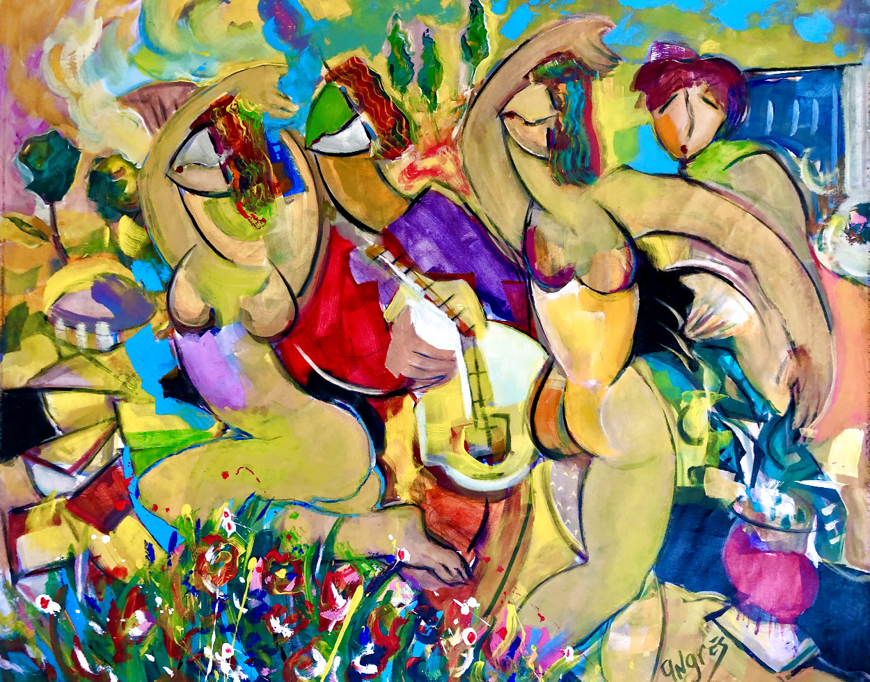 Morning Glory 2018 48x52 Original Painting by Giora Angres Morning Glory 2018 48x52 Original Painting by Giora Angres