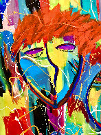 2nd Shot 2020 48x48 Huge Original Painting by Giora Angres - 2 2nd Shot 2020 48x48 Huge Original Painting by Giora Angres - 2