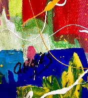 2nd Shot 2020 48x48 Huge Original Painting by Giora Angres - 4 2nd Shot 2020 48x48 Huge Original Painting by Giora Angres - 4