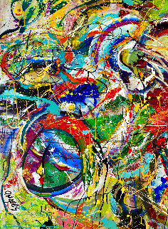 Harmony 2021 46x33 Super Huge Original Painting - Giora Angres Harmony 2021 46x33 Super Huge Original Painting - Giora Angres
