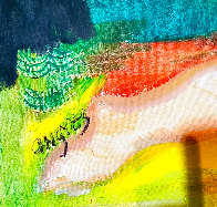 Voyeur 2021 48x52 Huge Original Painting by Giora Angres - 4 Voyeur 2021 48x52 Huge Original Painting by Giora Angres - 4