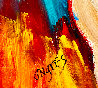 Tres Nu 2005 48x52 Huge Original Painting by Giora Angres - 4