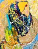 Beach Girl 2016 48x36 - Huge Original Painting by Giora Angres - 2