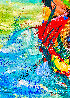 Island Paradise 2013 48x30 Huge -  Maui, Hawaii Original Painting by Giora Angres - 3