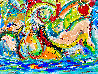 Sunny Day at the Beach 2021 48x52 - Huge Original Painting by Giora Angres - 5