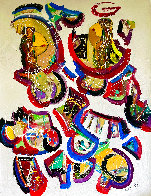 Black Magic 2018 46x34 Huge Original Painting by Giora Angres - 0 Black Magic 2018 46x34 Huge Original Painting by Giora Angres - 0