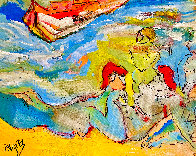 Maui -  Finding Paradise 2004 48x52 Huge Original Painting by Giora Angres - 3