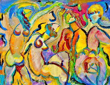High Hopes 2021 48x54 Super Huge Original Painting - Giora Angres High Hopes 2021 48x54 Super Huge Original Painting - Giora Angres