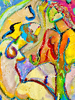 High Hopes 2021 48x54 Huge Original Painting by Giora Angres - 2