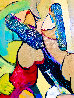 This Song is For You  2008 48x36 - Huge Original Painting by Giora Angres - 2