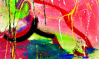 Earth Angel 2020 54x48 Huge Original Painting by Giora Angres - 4 Earth Angel 2020 54x48 Huge Original Painting by Giora Angres - 4