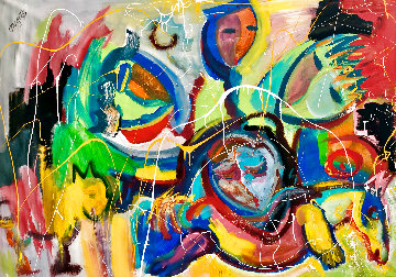 Pegasus 2019 40x52 Huge Original Painting - Giora Angres Pegasus 2019 40x52 Huge Original Painting - Giora Angres