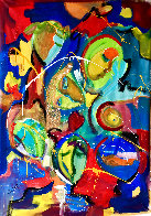 Remember 2020 60x46 Huge Original Painting by Giora Angres - 1 Remember 2020 60x46 Huge Original Painting by Giora Angres - 1