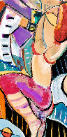 Les Musique 2002 48x48 Huge Original Painting by Giora Angres - 2 Les Musique 2002 48x48 Huge Original Painting by Giora Angres - 2