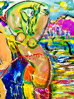 Fun in the Sun 2020 48x60 Huge  Original Painting by Giora Angres - 3