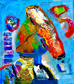 Magic Moment 2016 26x24 Original Painting - Giora Angres Magic Moment 2016 26x24 Original Painting - Giora Angres