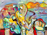 Spring Haze 2016 - 48x58 Huge Painting Original Painting by Giora Angres - 0