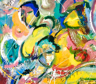 East of Eden 2016 48x60 Huge Original Painting by Giora Angres - 2 East of Eden 2016 48x60 Huge Original Painting by Giora Angres - 2