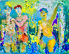 Surfn' Dudes 2021 48x58 Huge Original Painting by Giora Angres - 0