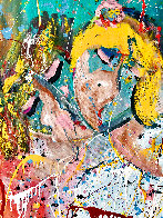 Asian Dream 2002 60x48 Huge Original Painting by Giora Angres - 2 Asian Dream 2002 60x48 Huge Original Painting by Giora Angres - 2