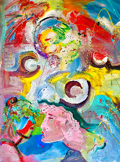 Adonis 2002 60x48 Huge Original Painting - Giora Angres Adonis 2002 60x48 Huge Original Painting - Giora Angres