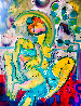 Simply Us 2002 50x40 Huge Original Painting by Giora Angres - 1