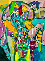 Dancing Lovers Original Painting by Giora Angres - 1 Dancing Lovers Original Painting by Giora Angres - 1