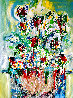 Universal Bouquet 2021 60x48 Huge Original Painting by Giora Angres - 0