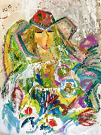 All About Me 1998 56x40 Original Painting by Giora Angres - 1 All About Me 1998 56x40 Original Painting by Giora Angres - 1