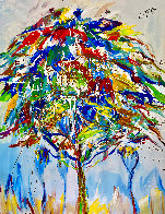 Dream Tree 2019 60x48 Huge Original Painting by Giora Angres - 0