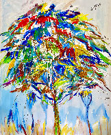 Dream Tree 2019 60x48 Huge Original Painting by Giora Angres - 1