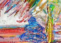 Spirit of Buddha 2018 48x60 Huge Original Painting by Giora Angres - 2