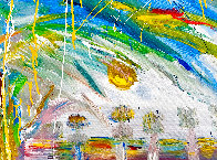 Spirit of Buddha 2018 48x60 Huge Original Painting by Giora Angres - 3 Spirit of Buddha 2018 48x60 Huge Original Painting by Giora Angres - 3