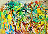 Wind Blown 2010 48x60 Huge - Hawaii Original Painting by Giora Angres - 0