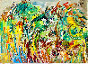 Wind Blown 2010 48x60 Huge - Hawaii Original Painting by Giora Angres - 1