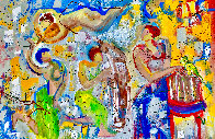 Songbird 2019 30x46 Huge Original Painting by Giora Angres - 1 Songbird 2019 30x46 Huge Original Painting by Giora Angres - 1