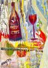 Felices Fiestas 2016 46x58 - Mixed Media on Canvas - Huge Original Painting by Giora Angres - 4