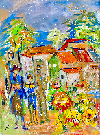 American Family 2014 46x30 Huge Original Painting by Giora Angres - 1 American Family 2014 46x30 Huge Original Painting by Giora Angres - 1
