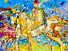 Going West 2014 46x58 - Huge Original Painting by Giora Angres - 0